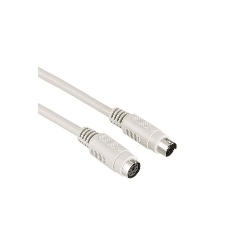 Produktbild för Kabel PS/2 6pin-6pin Förlängning Grå 2m