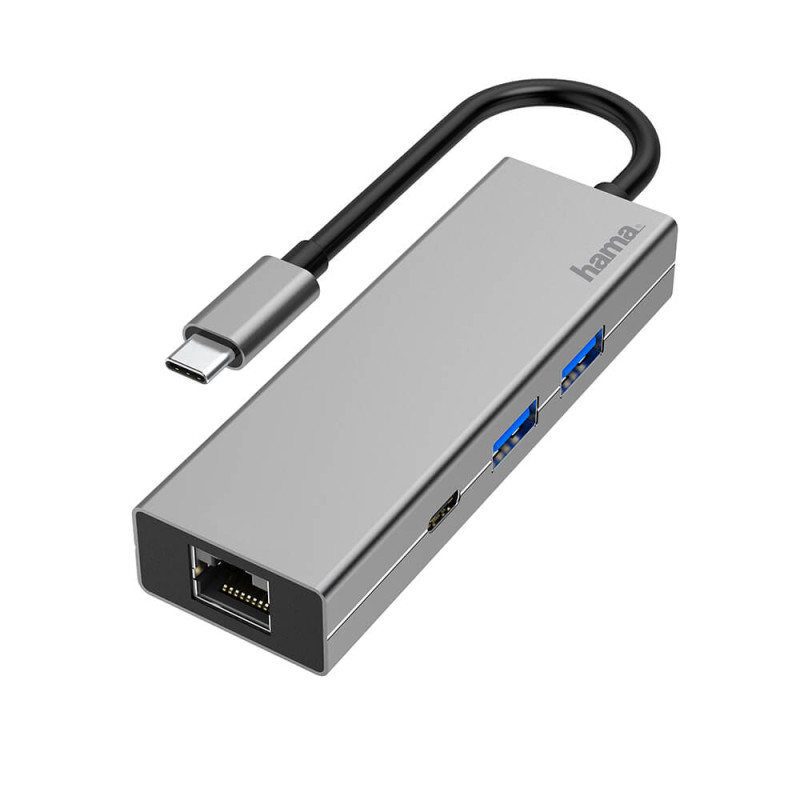 Produktbild för Adapter USB-C Multi 4x Portar LAN