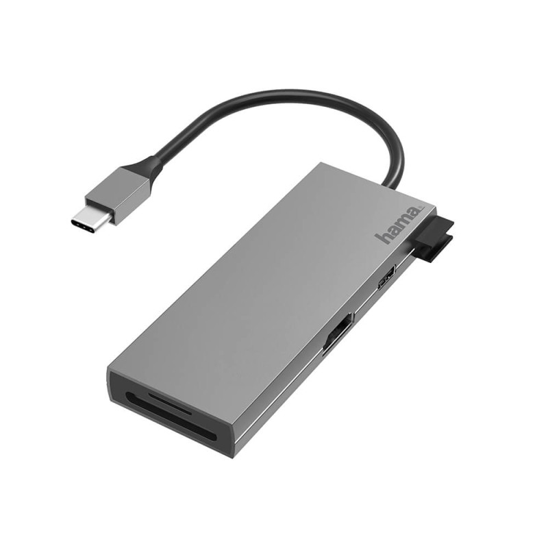 Produktbild för Adapter USB-C Multi 6x Portar HDMI/SD