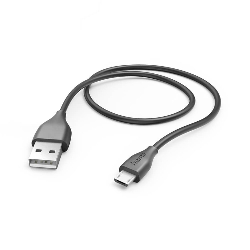 Produktbild för Charging Cable USB-A to Micro-USB Black 1.5m