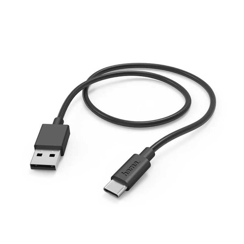 Produktbild för Charging Cable USB-A to USB-C Black 1.0m