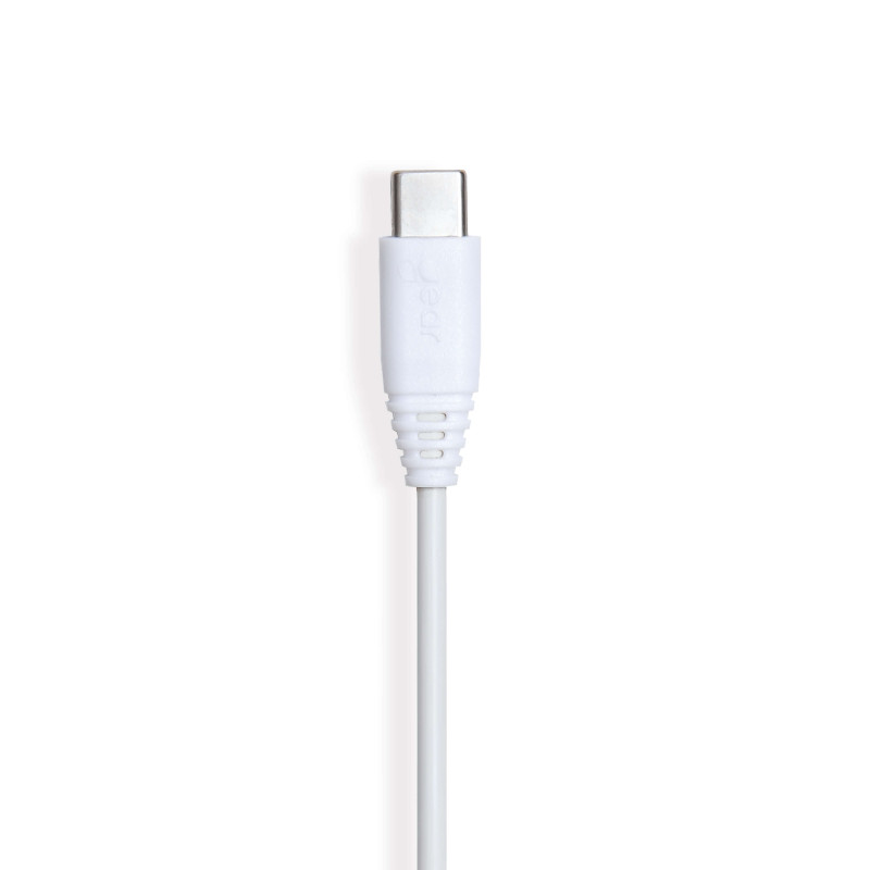 Produktbild för Charging Cable USB-A-USB-C 2.0 1m Vit gen2 Rund Kabel