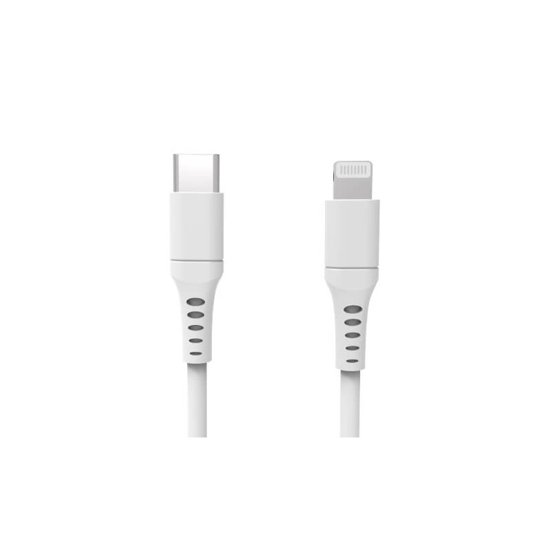 Produktbild för Laddkabel USB-C till Lightning 3m Vit MFI C94
