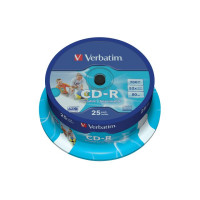 Miniatyr av produktbild för CD-R VERBATIM Print Spindel 25/fp