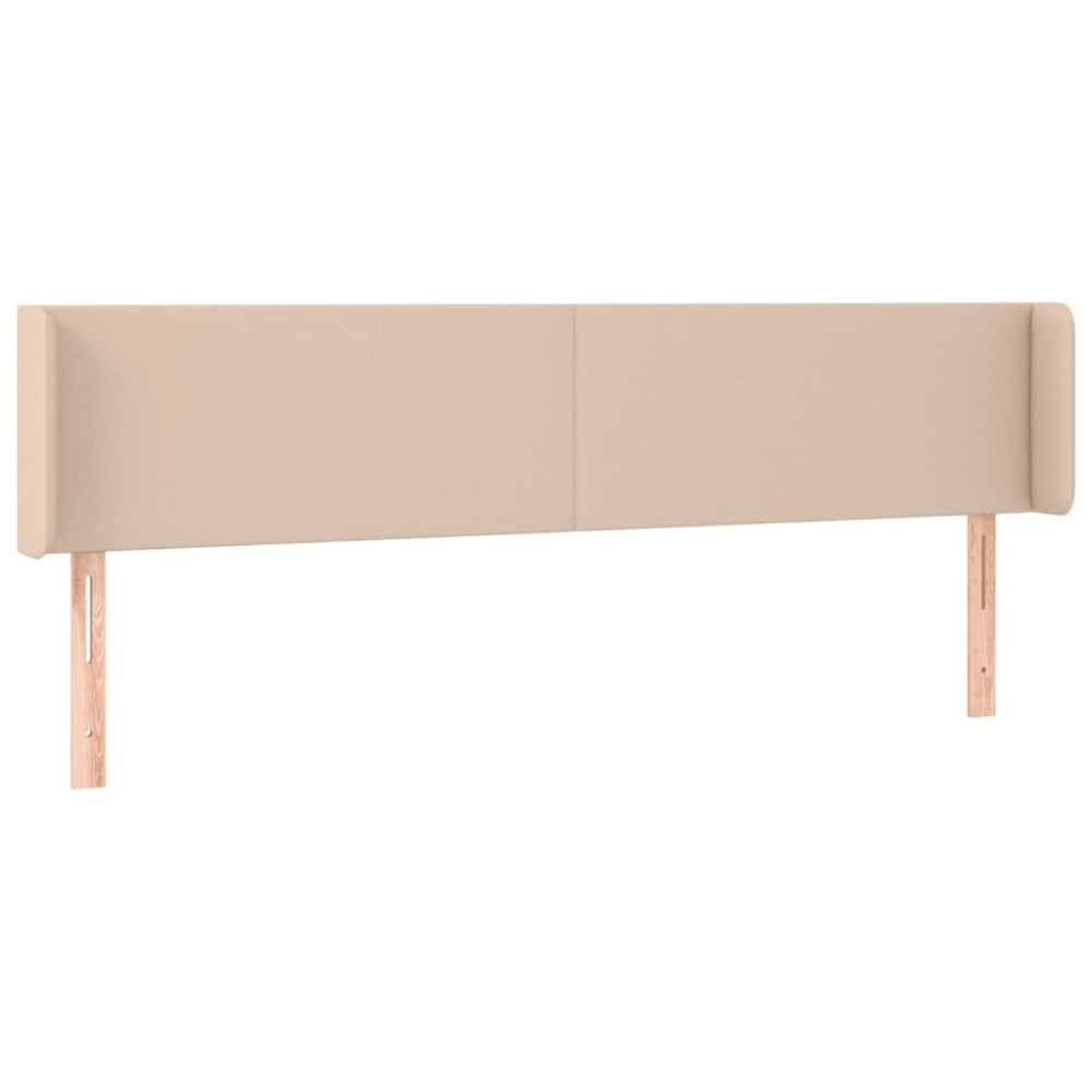 Produktbild för Sänggavel LED cappuccino 183x16x78/88 cm konstläder