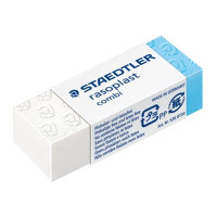 Produktbild för STAEDTLER rasoplast combi - radergummi - 4.3 x 1.9 x 1.3 cm - vit / blå