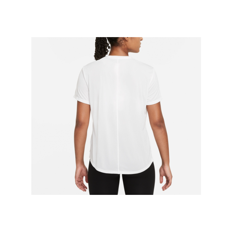 Produktbild för NIKE driFIT One Short Sleeve Top White Women