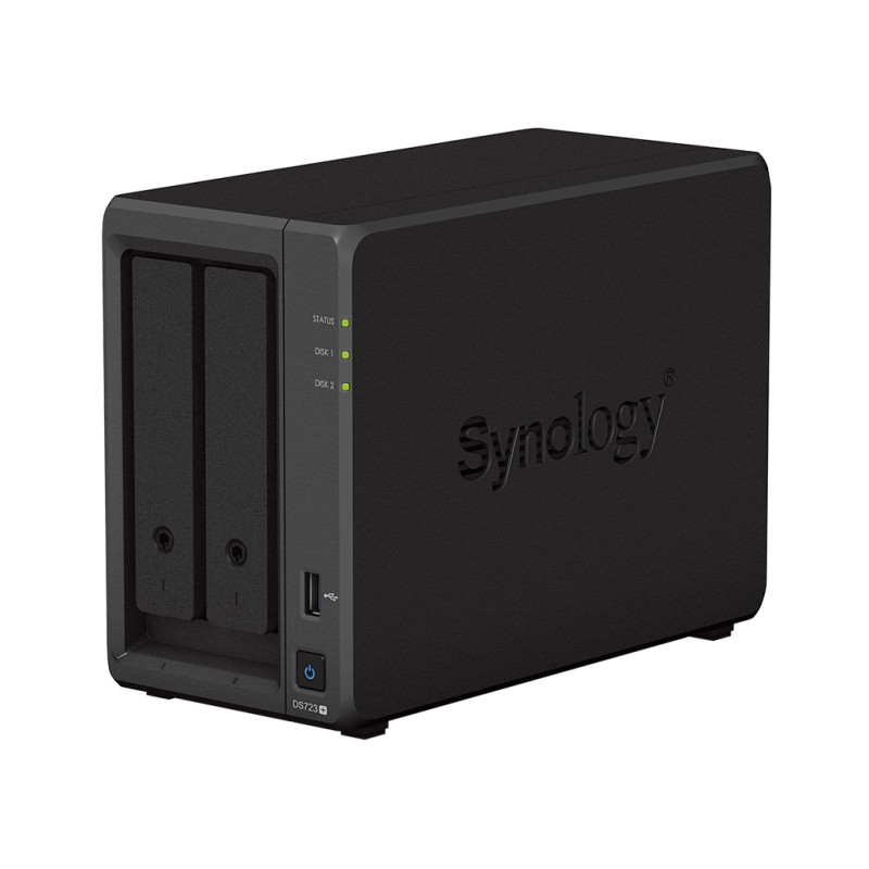 Produktbild för Synology DiskStation DS723+ NAS- & lagringsservrar Tower Nätverksansluten (Ethernet) Svart R1600