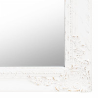 Produktbild för Fristående spegel vit 40x160 cm
