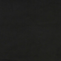 Produktbild för Sänggavel med kanter svart 183x16x118/128 cm sammet