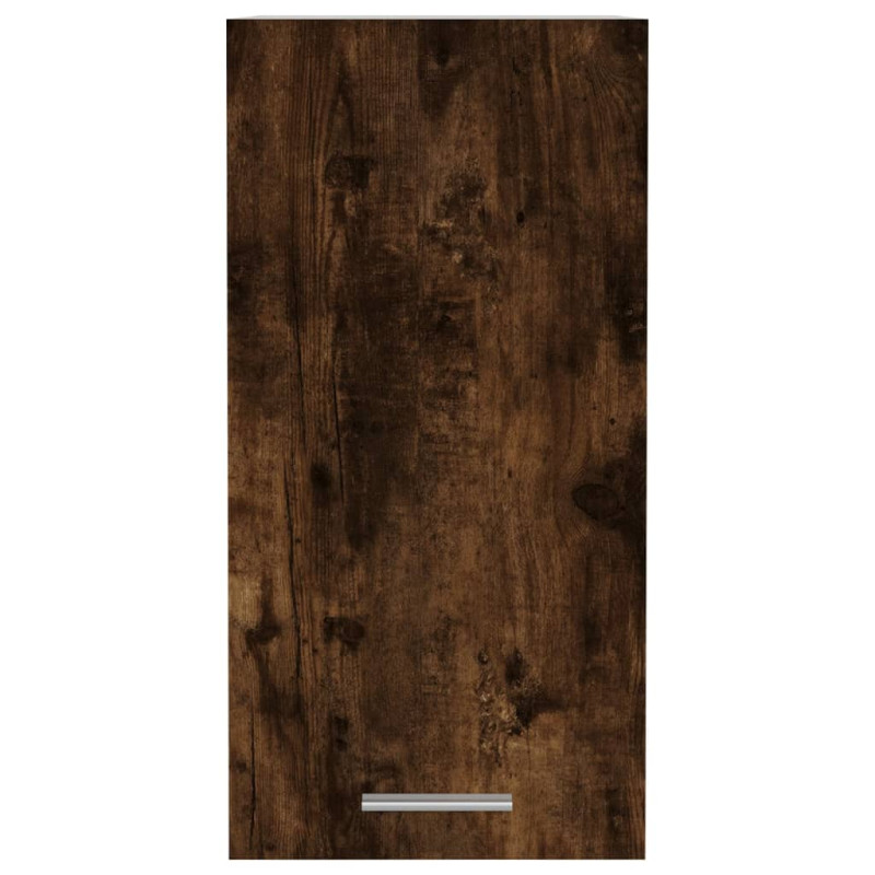 Produktbild för Väggskåp rökfärgad ek 29,5x31x60 cm konstruerat trä