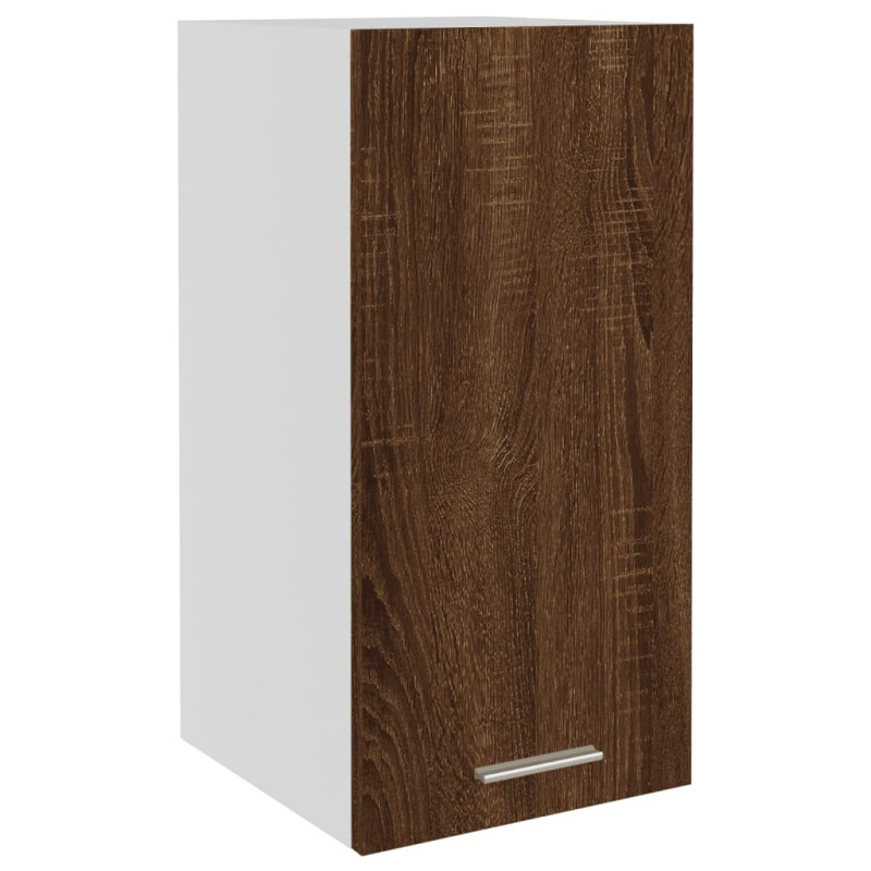 Produktbild för Väggskåp brun-ek 29,5x31x60 cm konstruerat trä