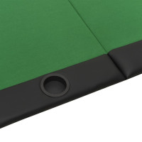 Miniatyr av produktbild för Pokerbord för 10 spelare hopfällbart 206x106x75 cm grön