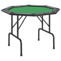 Miniatyr av produktbild för Pokerbord för 8 spelare hopfällbart 108x108x75 cm grön