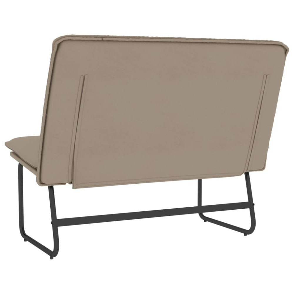 Produktbild för Bänk cappuccino 100x75x76 cm konstläder