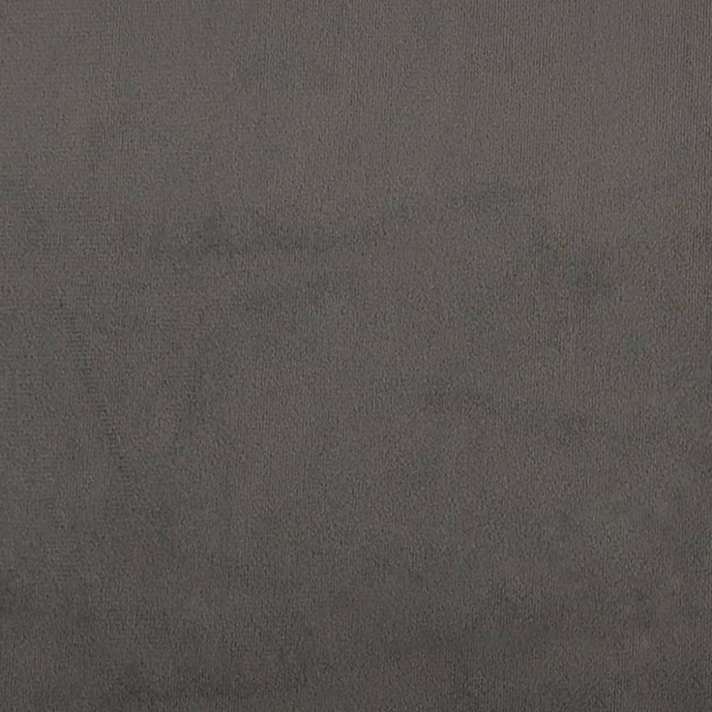 Produktbild för Sänggavel mörkgrå 90x5x118/128 cm sammet