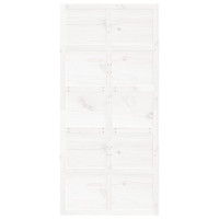 Produktbild för Ladugårdsdörr vit 100x1,8x214 cm massiv furu