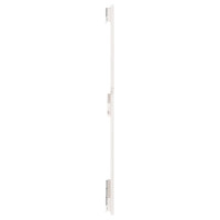 Produktbild för Väggmonterad huvudgavel vit 140x3x90 cm massiv furu