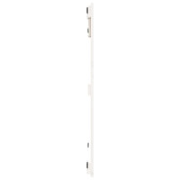 Produktbild för Väggmonterad huvudgavel vit 95,5x3x90 cm massiv furu