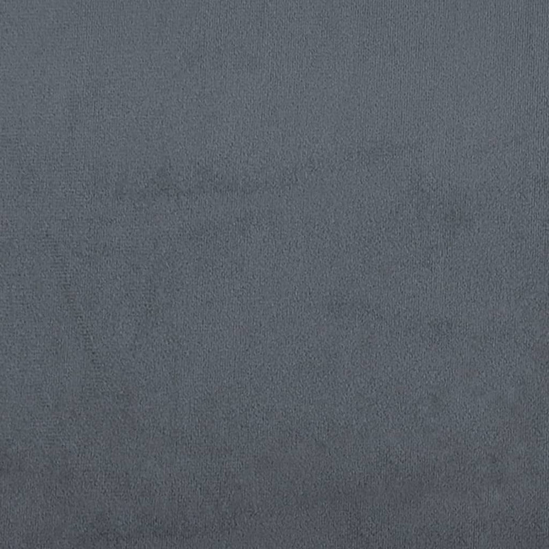 Produktbild för Bänk mörkgrå 110,5x45x49 cm sammet