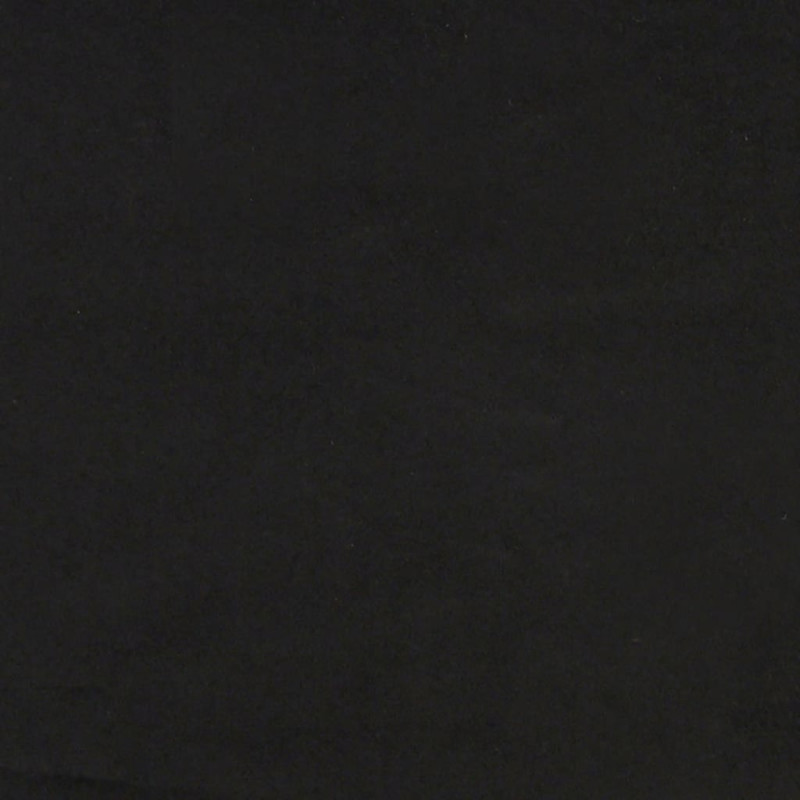 Produktbild för Bänk svart 110,5x45x49 cm sammet