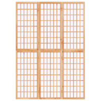 Produktbild för Rumsavdelare med 3 paneler japansk stil 120x170 cm
