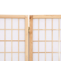 Produktbild för Rumsavdelare med 3 paneler japansk stil 120x170 cm