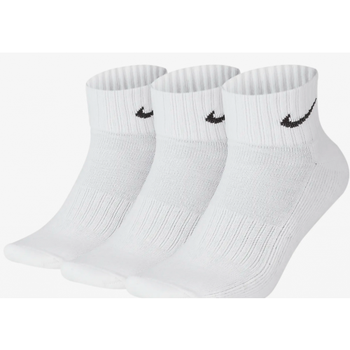 Nike NIKE Cushioned Ankle 3-pack White (46-50)