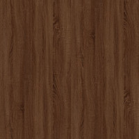 Produktbild för Soffbord brun ek 80x50x35 cm konstruerat trä
