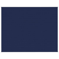 Produktbild för Tyngdtäcke blå 235x290 cm 15 kg tyg