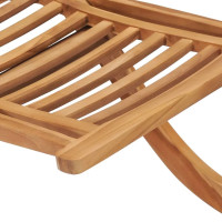 Produktbild för Hopfällbar trädgårdsstol 50x90x69 cm massiv teak