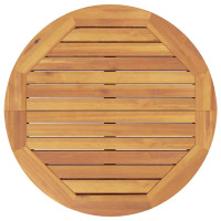 Produktbild för Ståbord för utomhusbruk Ø60x105 cm massivt akaciaträ