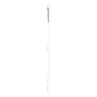 Produktbild för Väggmonterad huvudgavel vit 159,5x3x110 cm massiv furu