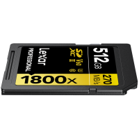 Produktbild för Lexar SDXC Pro 1800x U3 UHS-II R280/W210 (V60) 512GB