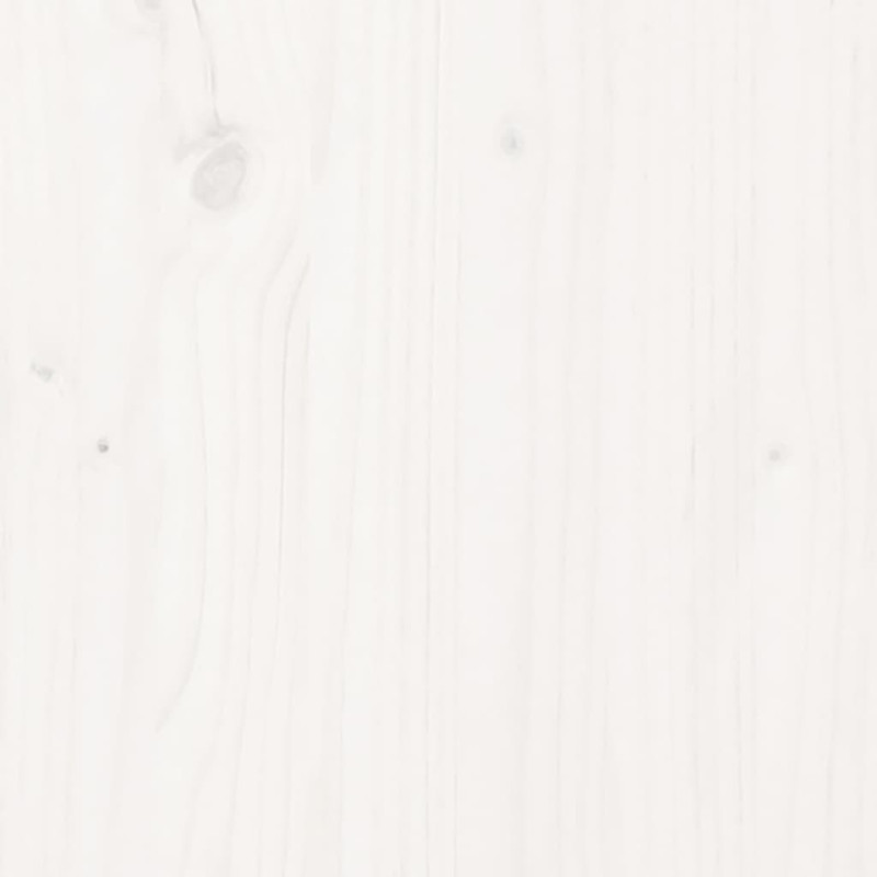 Produktbild för Soffbord vit Ø 40x60 cm massiv furu