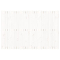 Produktbild för Väggmonterad huvudgavel vit 166x3x110 cm massiv furu