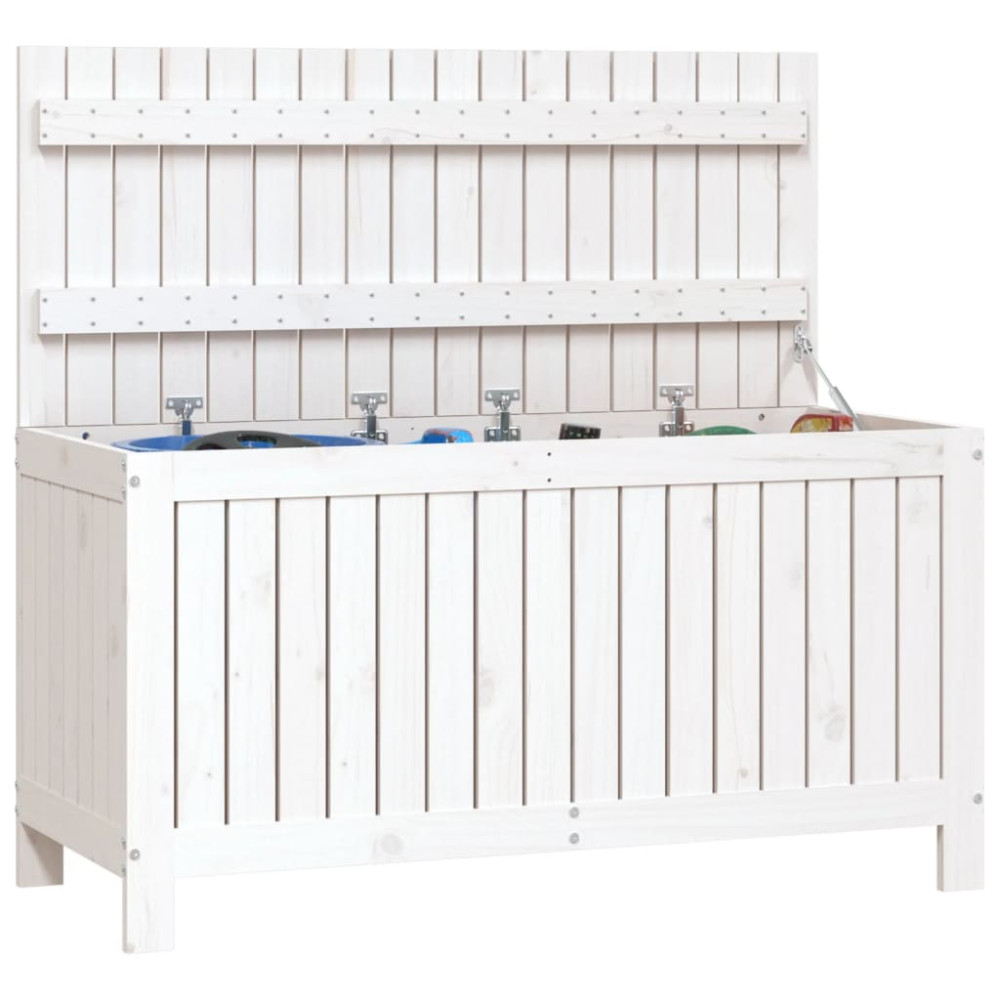 Produktbild för Dynbox svart 115x49x60 cm massiv furu