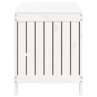 Produktbild för Dynbox svart 115x49x60 cm massiv furu