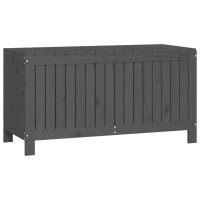 Produktbild för Dynbox svart 115x49x60 cm massiv furu