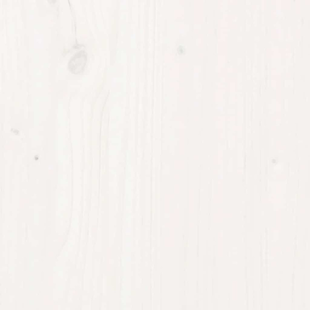 Produktbild för Väggmonterad huvudgavel vit 166x3x80 cm massiv furu