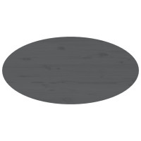 Produktbild för Soffbord grå 80x40x35 cm massiv furu