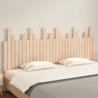 Produktbild för Väggmonterad huvudgavel 185x3x80 cm massiv furu