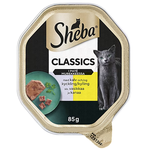 Sheba Sheba Classic Kalv Kyckling Pate 85g