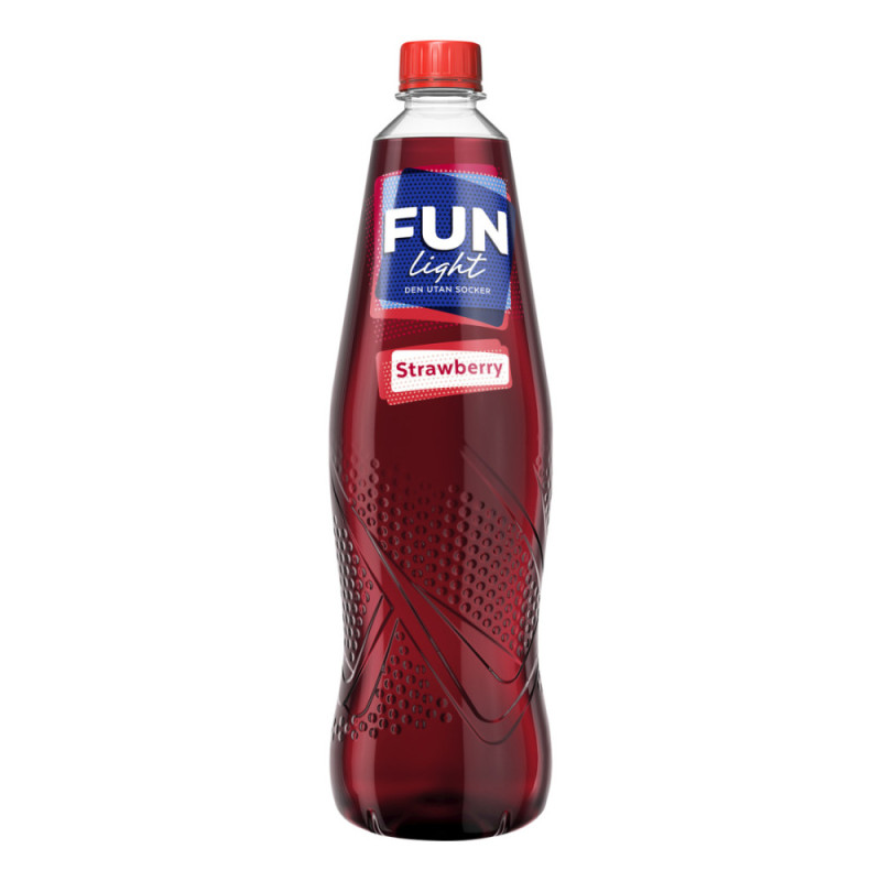Produktbild för Fun Light Strawberry 1000ml