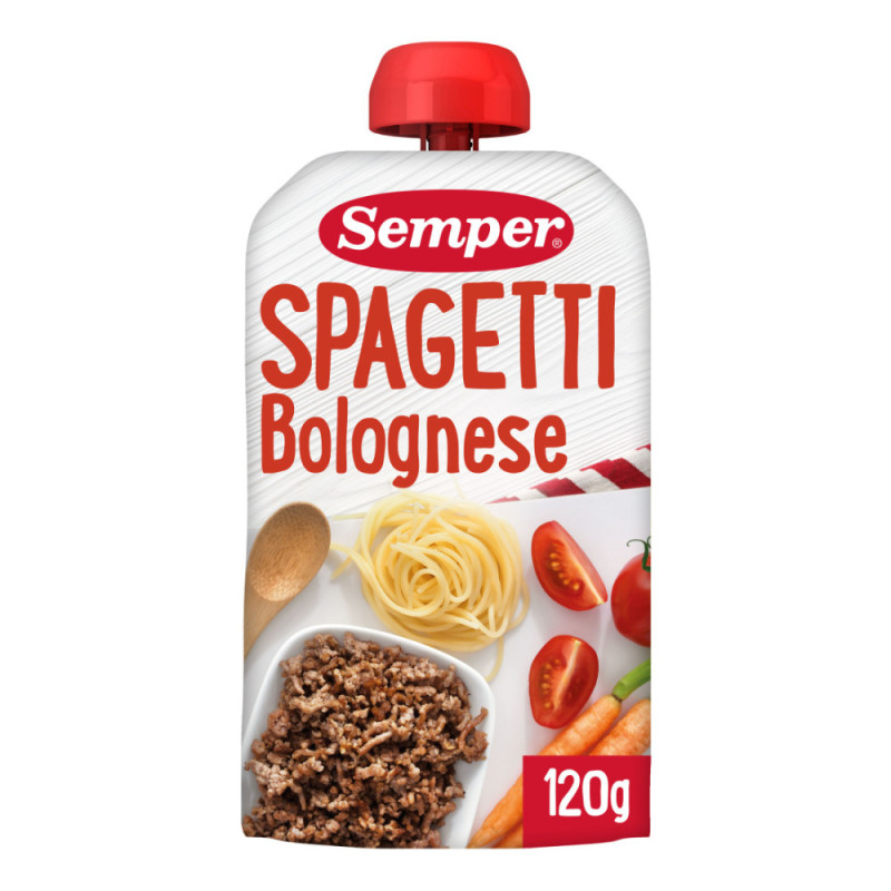 Produktbild för Spagetti Bolognese 120G/6M