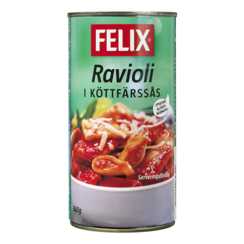 Produktbild för Ravioli i köttfärssås 560g