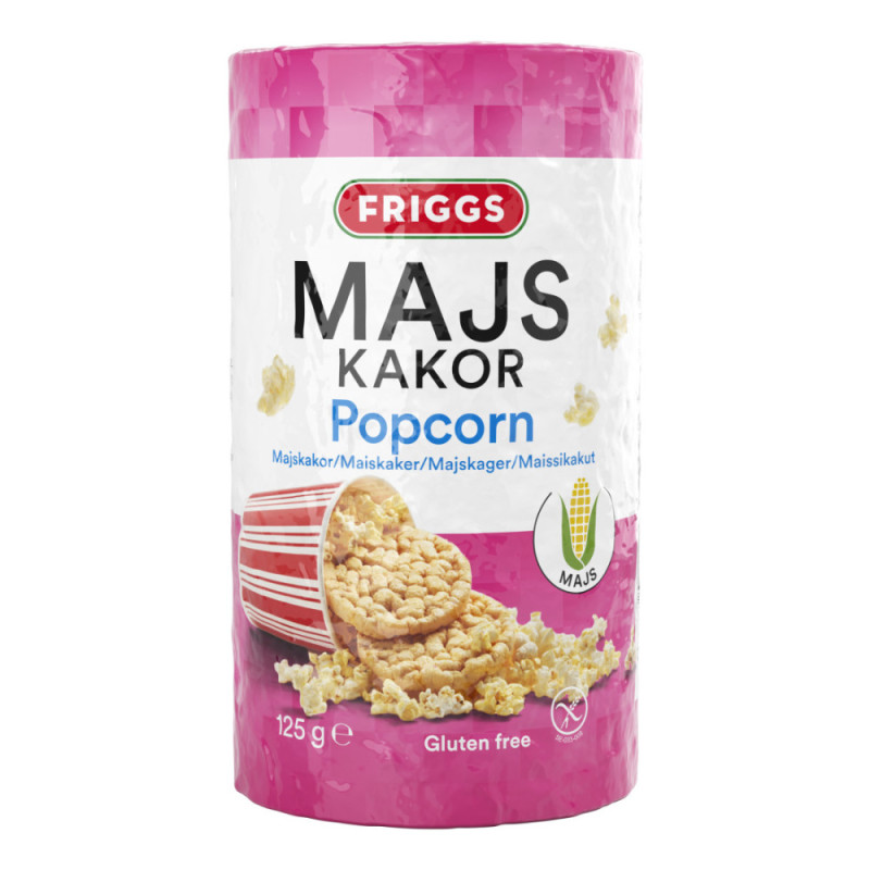 Produktbild för Majskaka Popcorn 125G