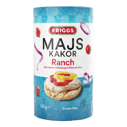 Friggs Majskakor - Ranch 125 g