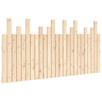 Produktbild för Väggmonterad huvudgavel 159,5x3x80 cm massiv furu
