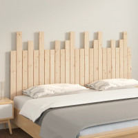 Produktbild för Väggmonterad huvudgavel 159,5x3x80 cm massiv furu